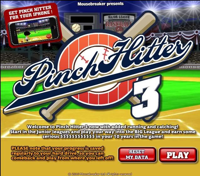 free pinch hitter 2 game play