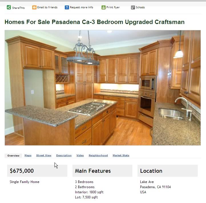 Houses For Sale In Pasadena California