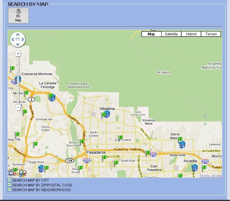 map of altadena