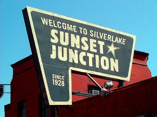 sunset  junction sign