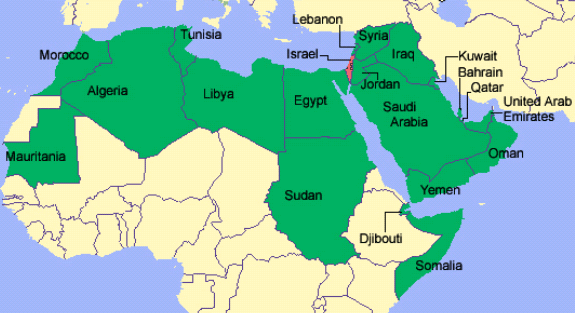 arab world and israel