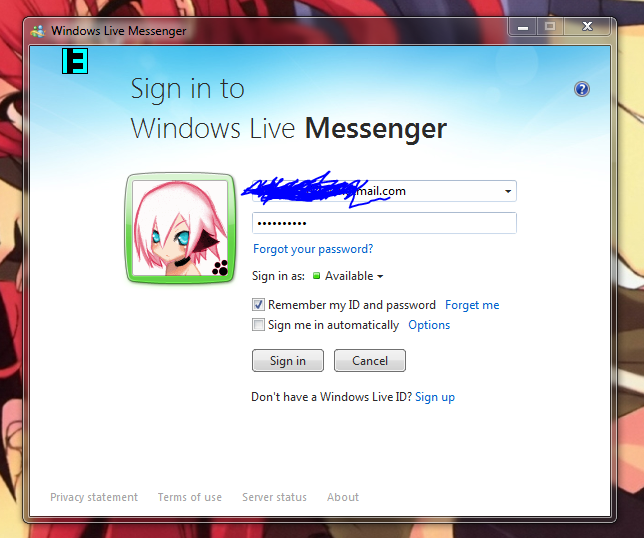 Messenger 2011 won't stop flashing!