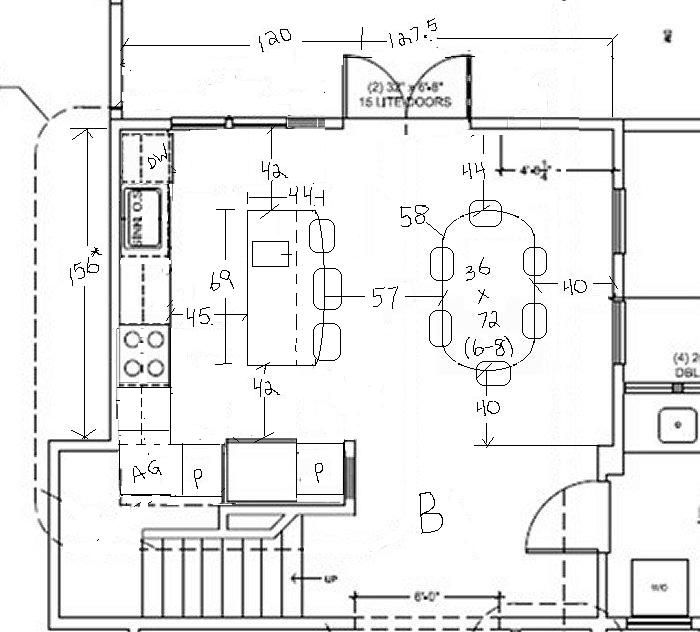 Kitchen layout help fridge placement