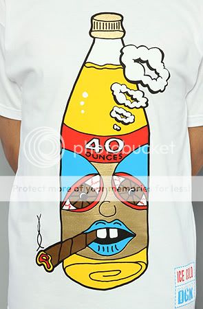 NWT Karmaloop DGK 40oz high beer blunt guys shirt S  